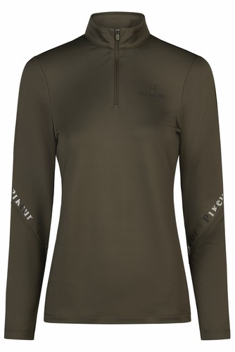 Pikeur damen langarmshirt - pikeur, zip