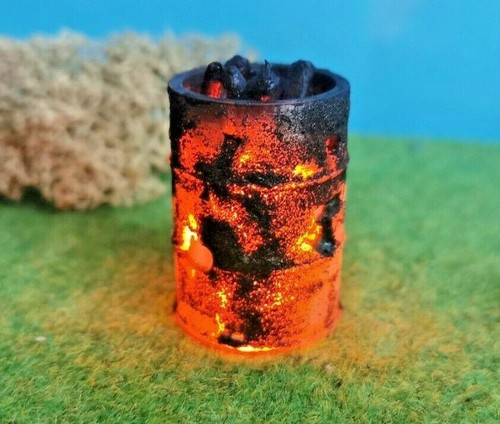 Glühendes fass tonne mit led - fass,