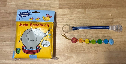 Set baby badebuch spritze - badebuch,
