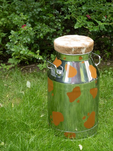 Hocker milchkanne zum - hocker,