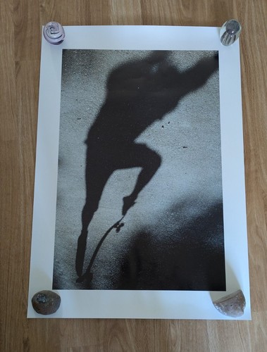 Großes schwarz weiß poster - großes, /