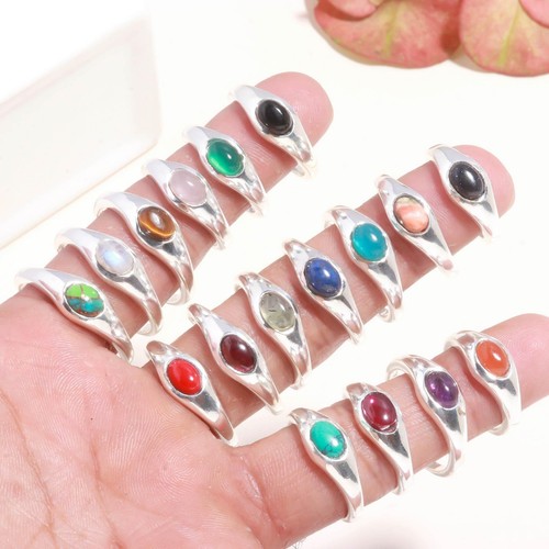 Multi edelstein ring 925 - ring,