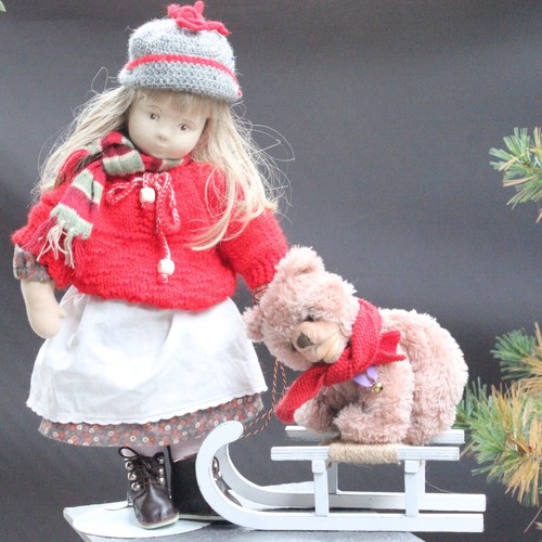 Alte antike stoff puppe lenci - alte,