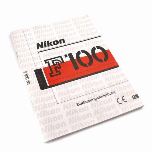Nikon f100 bedienungsanleitung - nikon,