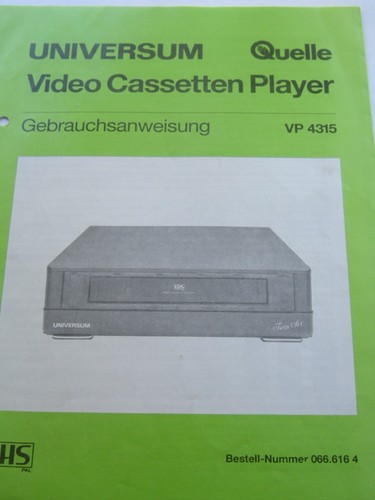 Universum video cassetten - universum,