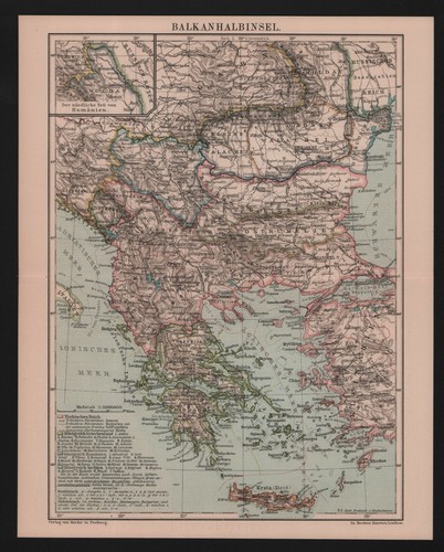 Landkarte map 1902