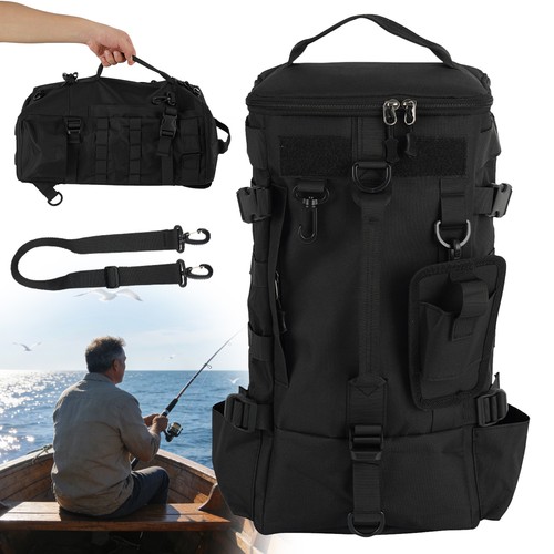 Angelrucksack mit rutenhalter - mit,
