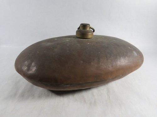 Vintage kupfer wärmflasche - vintage,