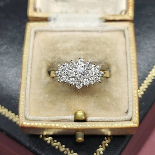 Rund cluster diamant - rund,