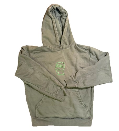 Brain dead green embroidered - dead,