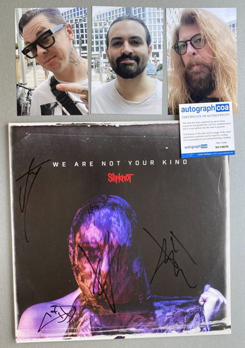 Slipknot person signed - in-person,