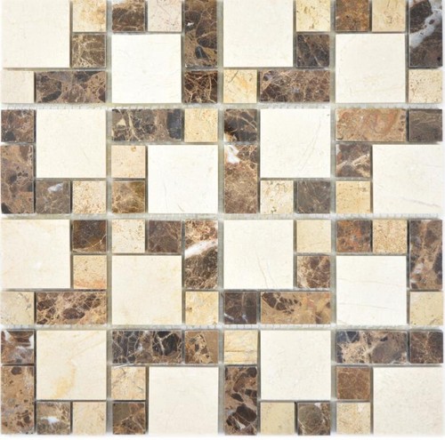 Marmor mosaik stein emperador - mosaik,
