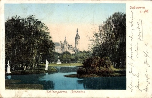 Schwerin mecklenburg - ak,