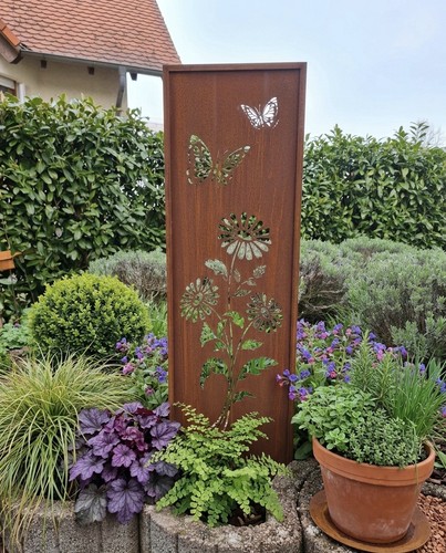 Edelrost sichtschutz 100cm - edelrost,