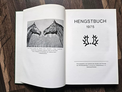 Trakehner hengstbuch 1975 - hengstbuch, *