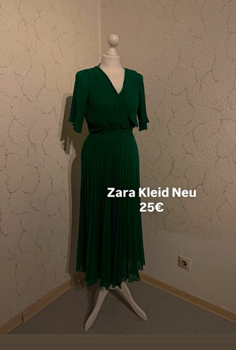 Zara damen abendkleid midi - zara,