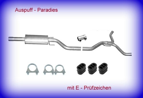 Mittelschalldämpfer auspuff - mittelschalldämpfer,