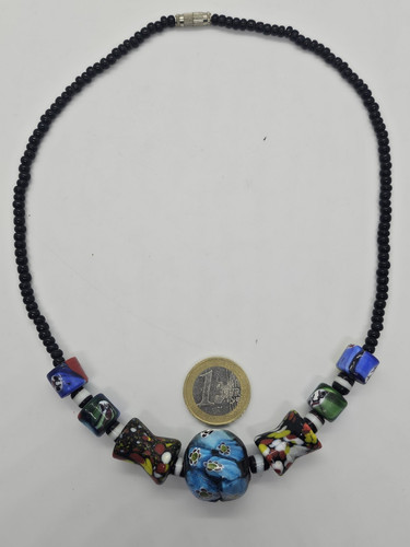 Kette glaskette murano - glaskette,