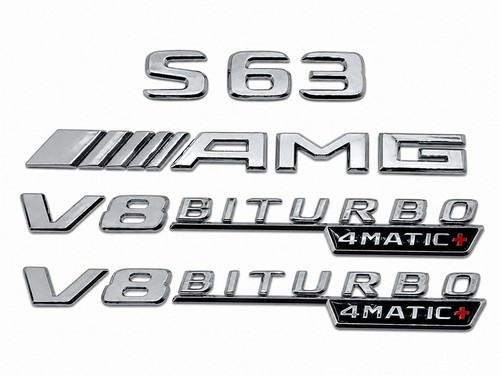 Amg emblem set v8 biturbo - emblem,