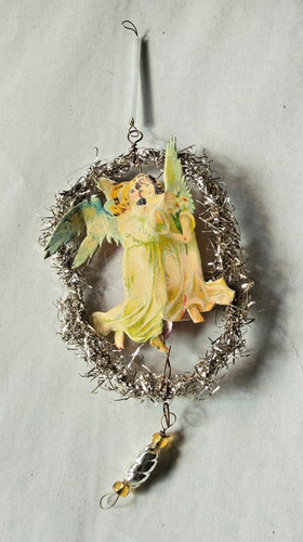 Christbaumschmuck oblate glas - christbaumschmuck,