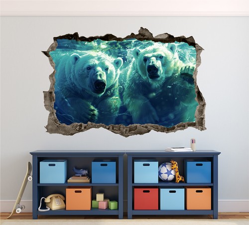 Polar bear wall - polar,