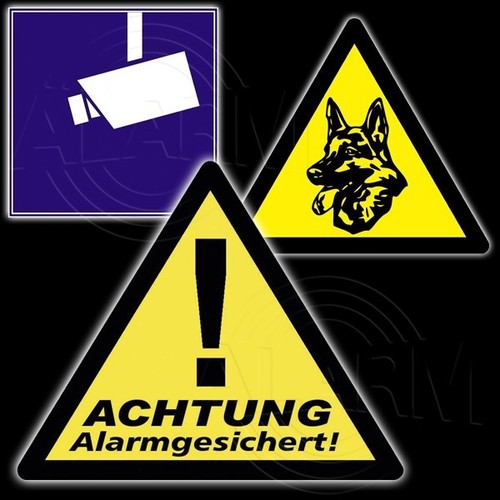 Warnaufkleber stück achtung - 3,