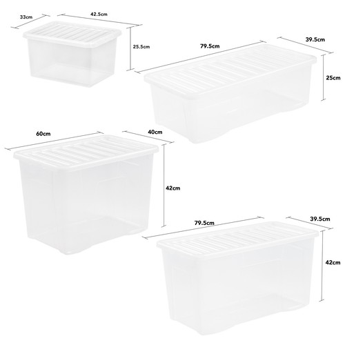 25l 62l 80l 110l durchsichtige - 25l/62l/80l/110l,