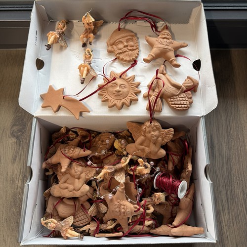Weihnachtsschmuck terrakotta - weihnachtsschmuck,,