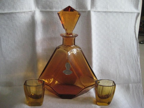 Kristallflasche mit gläser - mit, 2