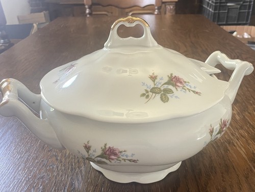 Vintage porzellan moss rose - vintage,