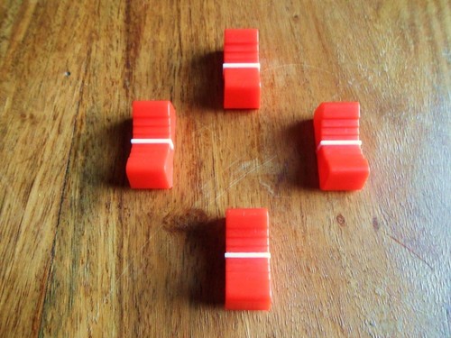 Fader knopf mischpult - 4, rot