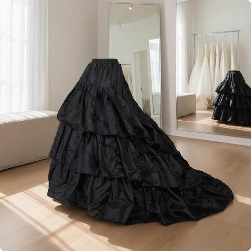 Petticoat mit schleppe - mit,