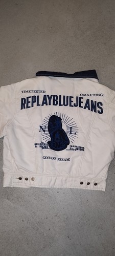 Replay jacke blue jeans löwe - jacke,