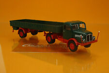 Brekina 71402 IFA S 4000-1 "Hunger" Pritschen-SZ grün/rot 1:87 NEU Modell-LKW