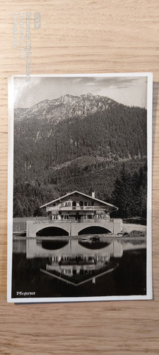 Postkarte pflegersee seehaus - postkarte,