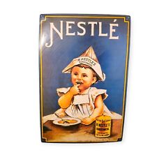 Werbe-Blechschild Nestlé Kind - Vintage - 40x60cm - HP  Produktion