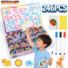 246PCS Magnetische Buchstaben