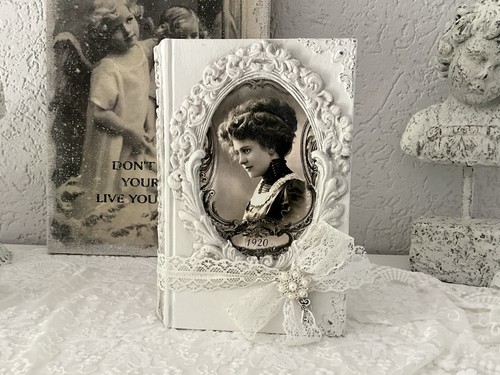 Shabby deko vintage lady - vintage, buch