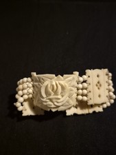 Armreif aus Naturstoff  Knochen ? Vintage