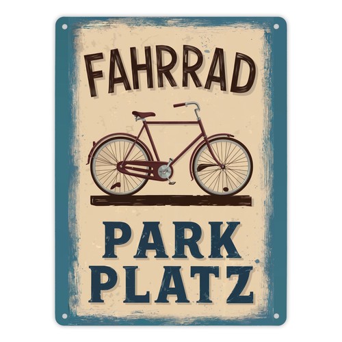 Vintage fahrrad parkplatz - vintage,