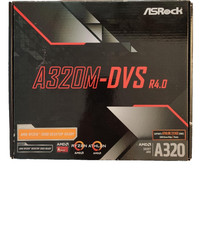 Mainboard Motherboard ASRock A320M-HDV R4.0 AMD Mainboard Sockel AM4 Ryzen CPU