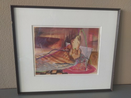 Original aquarell frau kunst - aquarell,