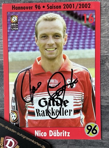 Autogrammkarte nico däbritz - autogrammkarte,