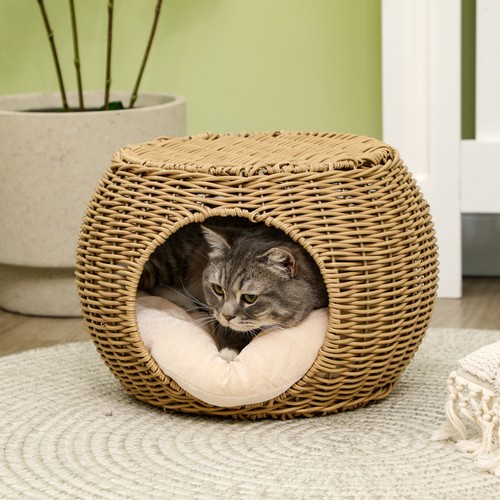 Pawhut katzenkorb rattan - katzenkorb,