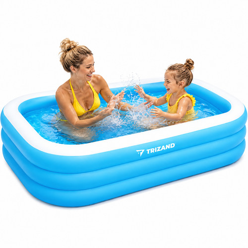 Aufblasbarer familienpool - aufblasbarer,