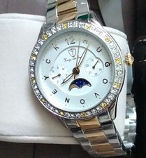 Hugo Von Eyck Uhr, Multifunktionsuhr, 37mm, 5ATM, bicolor,neu, Ovp, Batterie neu