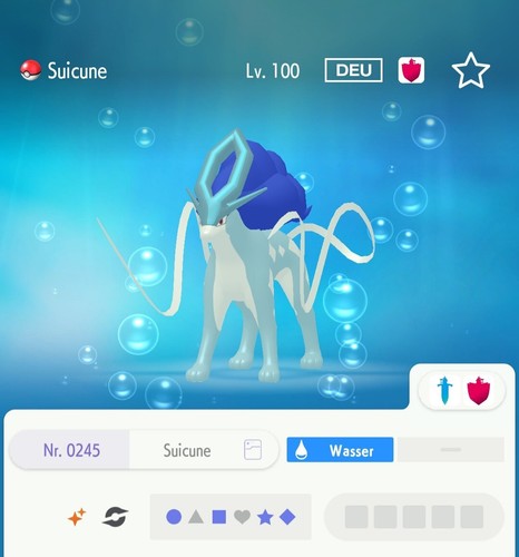 Suicune shiny 100 max - suicune,