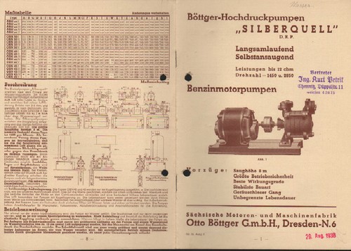 Dresden prospekt 1938 - prospekt,