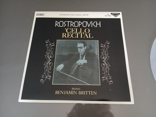 Rostropovich cello recital - lp,