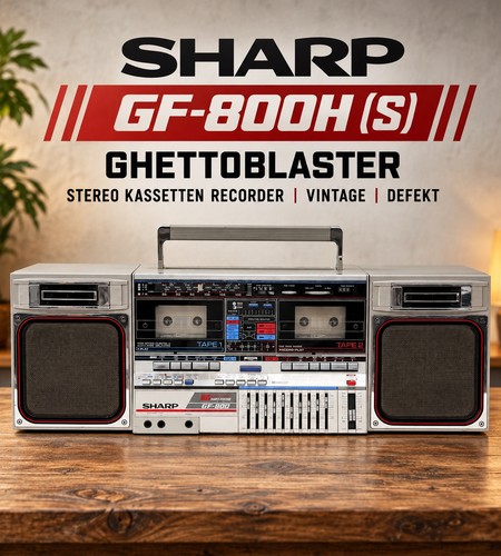 Sharp 800h vintage - sharp, "gf-800h